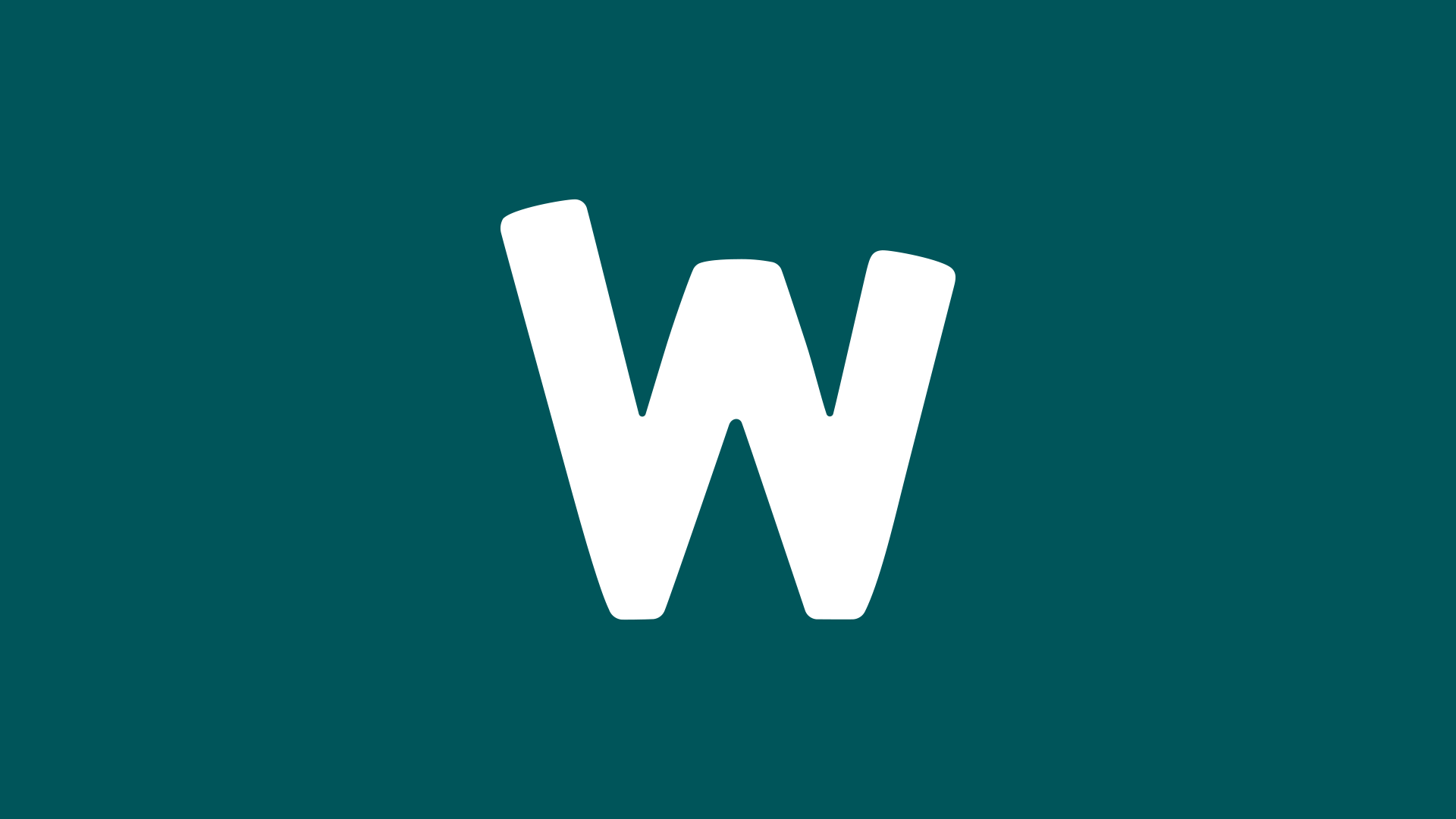 Ein weißes W auf Petrol-farbenem Hintergrund: die Bildmarke der Firma Wehrfritz.